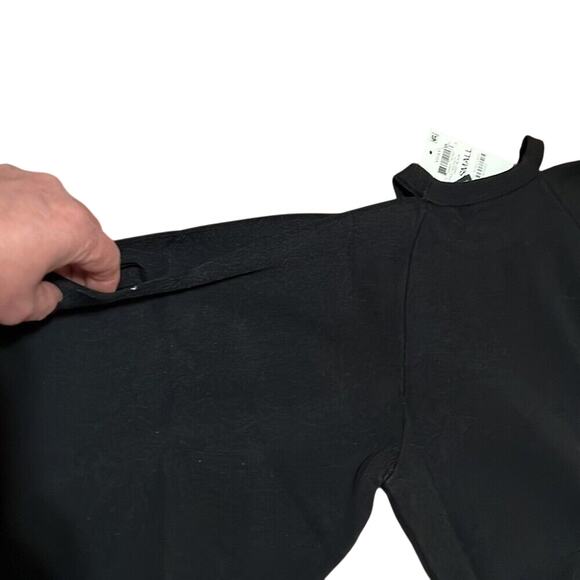 INC International Concepts Cold Shoulder Sweater Deep Black NWT Size XS - Picture 10 of 11